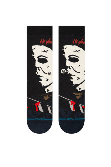 Stance Michael Myers Crew Socks for Men in Navy