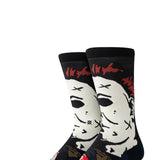 Stance Michael Myers Crew Socks for Men in Navy