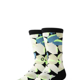 Stance Pedler Floral Crew Socks in Black