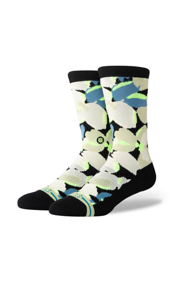 Stance Pedler Floral Crew Socks in Black