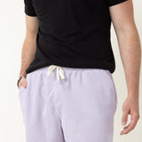 Corduroy Shorts for Men in Dusty Lilac