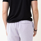 Corduroy Shorts for Men in Dusty Lilac