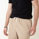 Corduroy Shorts for Men in Tan