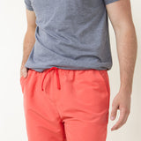 Polyester Volley Shorts for Men in Coral