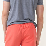 Polyester Volley Shorts for Men in Coral