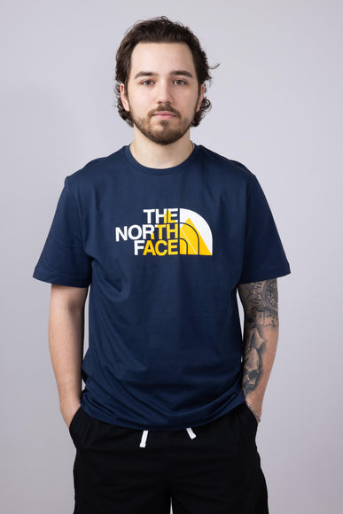 The North Face Biner Graphic T-Shirt for Men in Navy