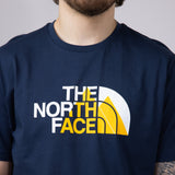 The North Face Biner Graphic T-Shirt for Men in Navy