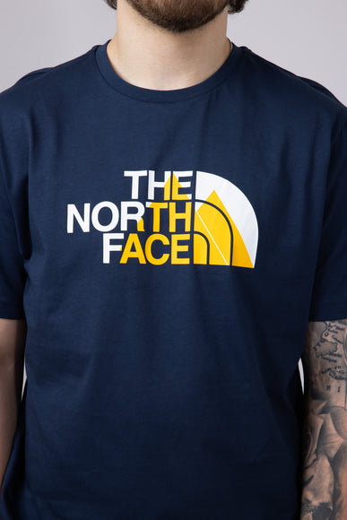 The North Face Biner Graphic T-Shirt for Men in Navy