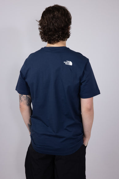 The North Face Biner Graphic T-Shirt for Men in Navy