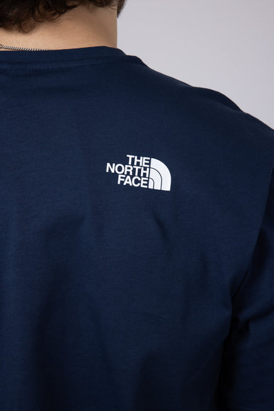 The North Face Biner Graphic T-Shirt for Men in Navy