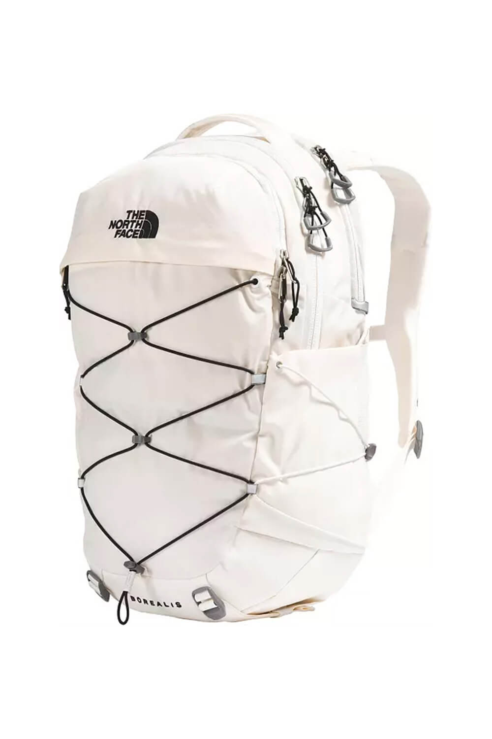 North Face 2024 Borealis Mini Backpack Gardenia White - TNF Black