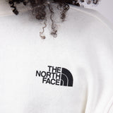 The North Face Box Half Dome Quarter Zip for Women in White Dune