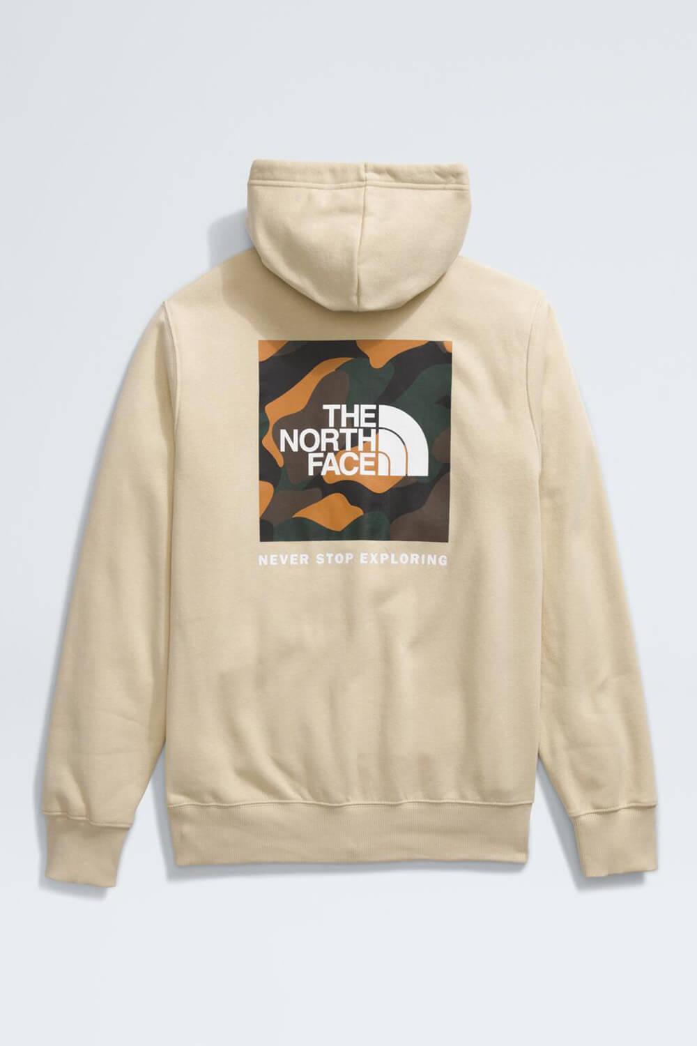 North Face Tan Hoodie w/ Camo cheapest Back Print