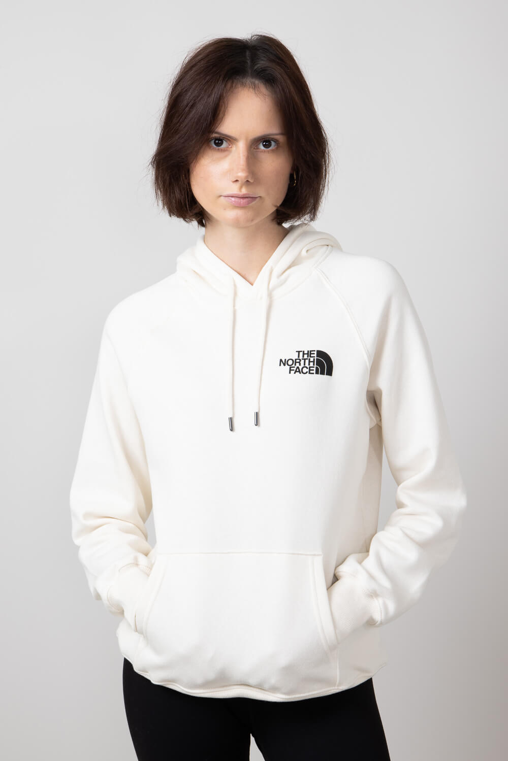 All white north face hoodie best sale