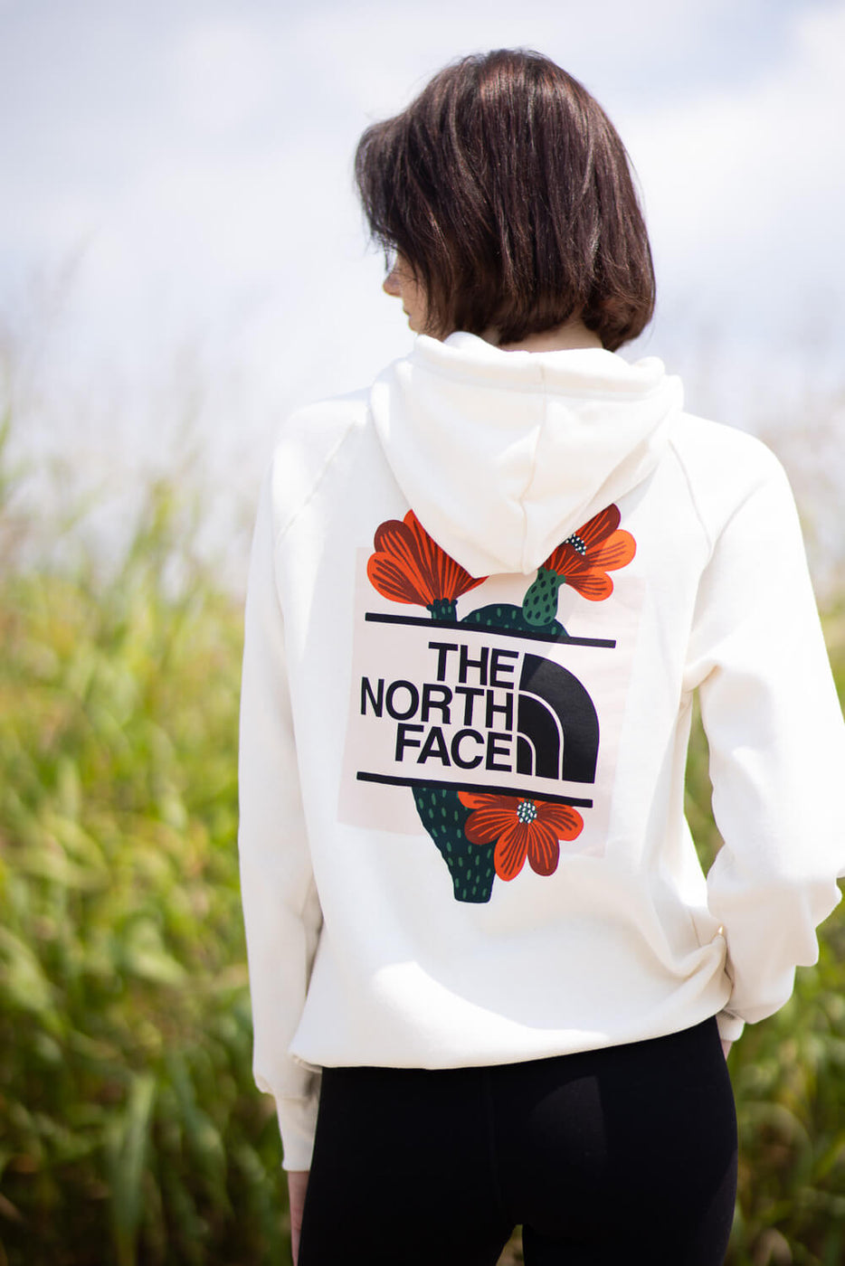 The North Face Brand Proud Hoodie Women s White Dune XL