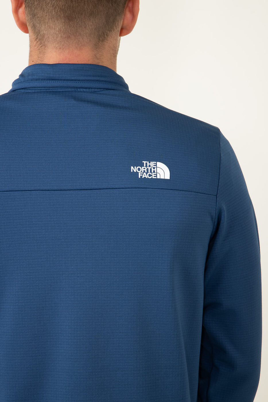 The North Face Cedar Trail Grid Fleece 1/4 Zip for Men in Shady Blue | –  Glik's