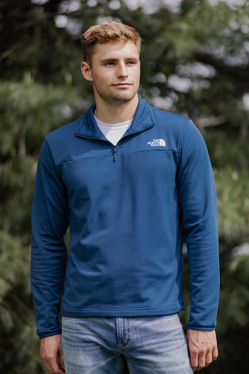 The North Face mens quarter store zip