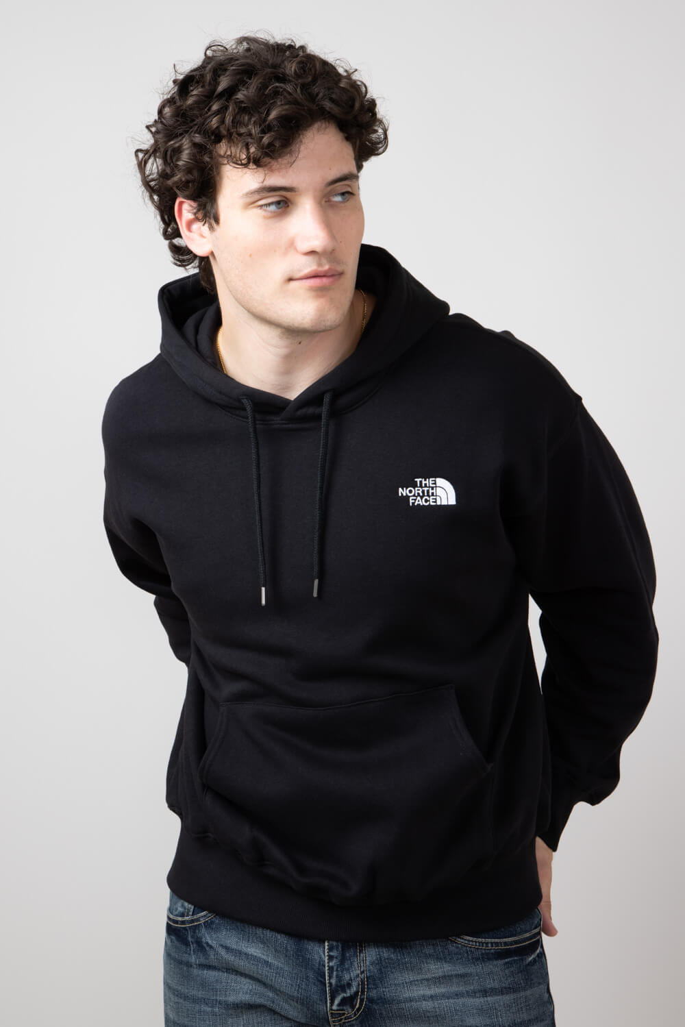 Black north face sweater best sale