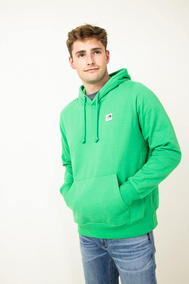 The North Face Heritage Patch Hoodie for Men in Green