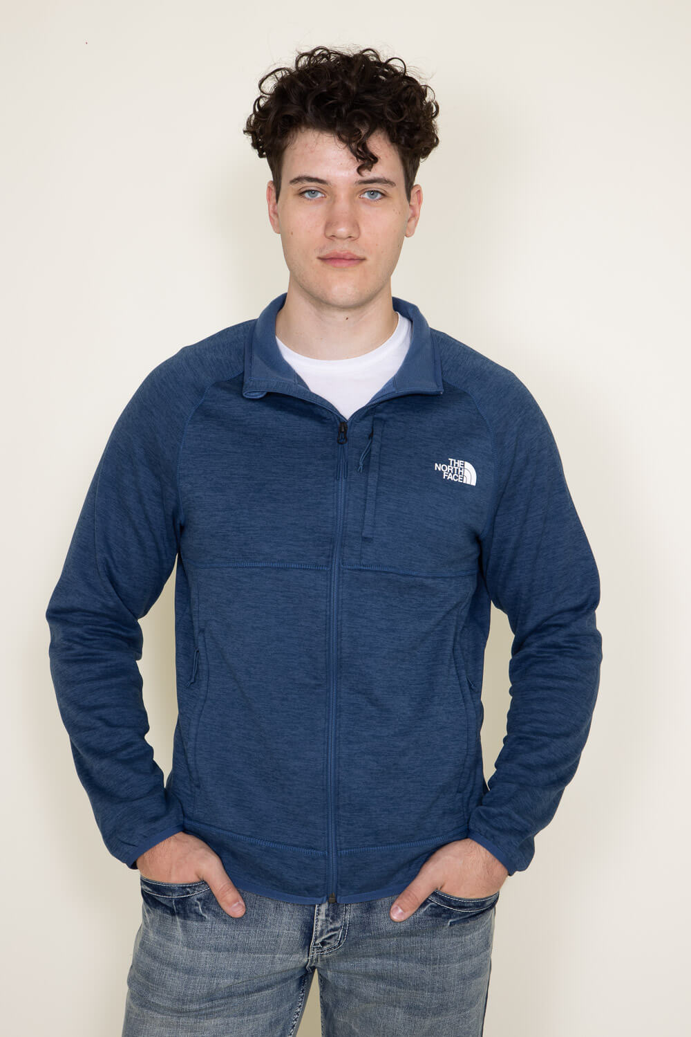 The North Face Canyonlands Full Zip Jacket For Men In Blue 