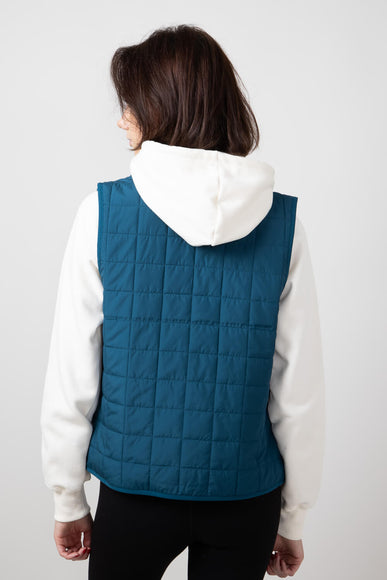 The North Face Junction Insulated Vest for Women in Midnight Petrol