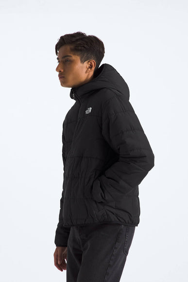 The North Face Reversible Shasta Full-Zip Hooded Jacket for Boys in Black