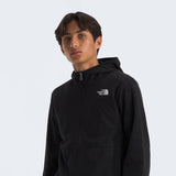 The North Face Glacier Full Zip Hooded Jacket for Big Kids in Black