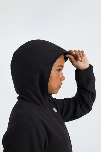 The North Face Glacier Full Zip Hooded Jacket for Big Kids in Black