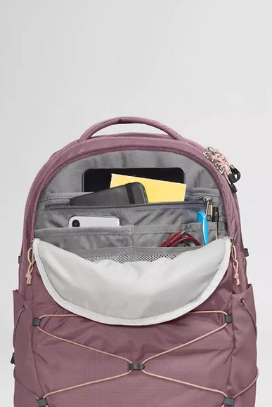 The North Face Borealis Laptop Backpack for Women in Fawn Grey/Pink 