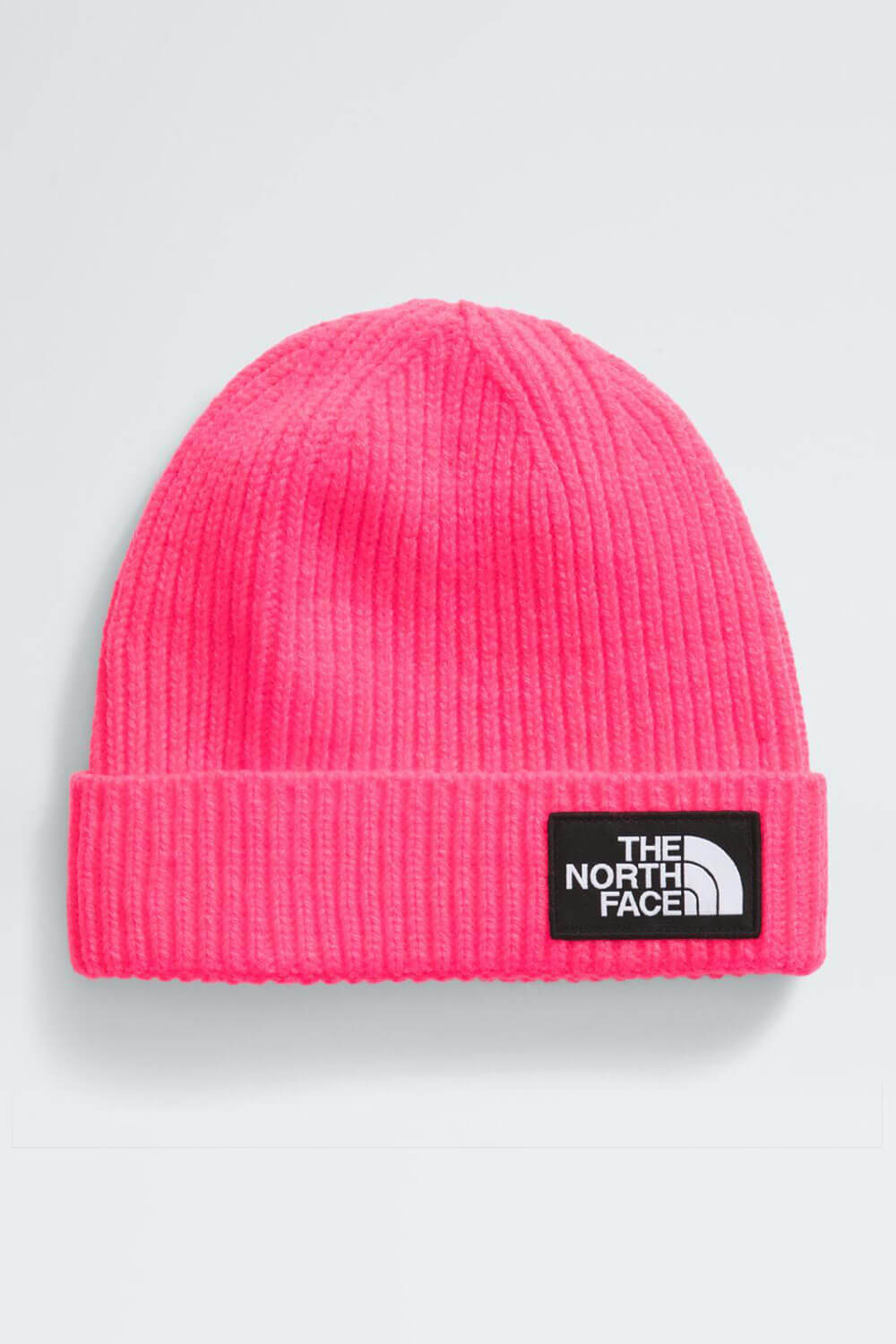 The North Face Box Logo Beanie for Kids in Radiant Poppy NF0A7WGC P2 Glik s