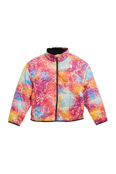 The North Face Reversible Shasta Full-Zip Jacket for Girls in Radiant Poppy Print