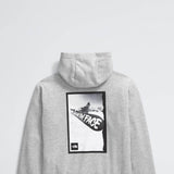 The North Face Teen Snow Camp Fleece Hoodie for Big Kids in Light Grey Heather