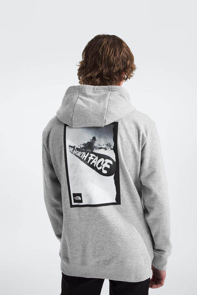 The North Face Teen Snow Camp Fleece Hoodie for Big Kids in Light Grey Heather