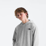 The North Face Teen Snow Camp Fleece Hoodie for Big Kids in Light Grey Heather