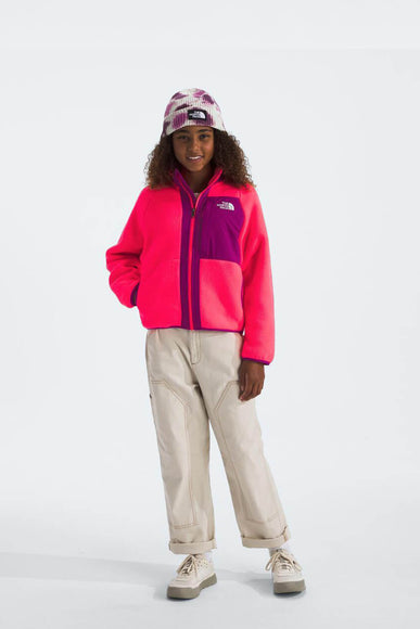 The North Face Yumiori Full-Zip Jacket for Girls in Radiant Poppy