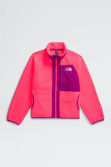 The North Face Yumiori Full-Zip Jacket for Girls in Radiant Poppy