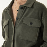 Thread and Supply Auria Trucker Jacket in Pine Needle