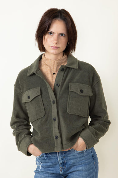 Thread and Supply Auria Trucker Jacket in Pine Needle