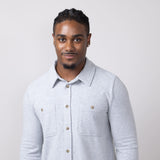 Thread & Supply Clark Shirt for Men in Grey Heather