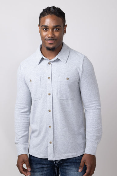 Thread & Supply Clark Shirt for Men in Grey Heather