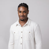 Thread & Supply Clark Shirt for Men in Oatmeal Heather