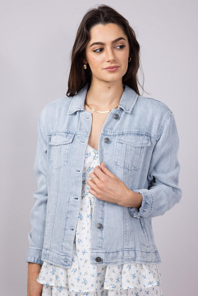 Thread & Supply Jackie Denim Jacket for Women in Light Wash