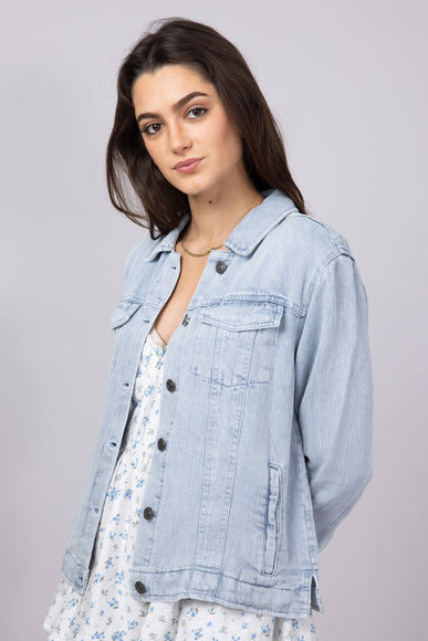 Thread & Supply Jackie Denim Jacket for Women in Light Wash