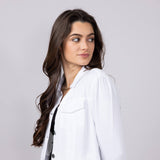 Thread & Supply Jackie Denim Jacket for Women in White