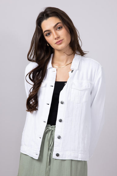 Thread & Supply Jackie Denim Jacket for Women in White