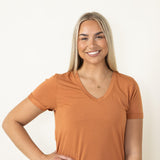 Thread & Supply Recreation T-Shirt for Women in Pumpkin 