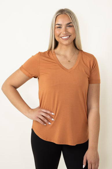 Thread & Supply Recreation T-Shirt for Women in Pumpkin 