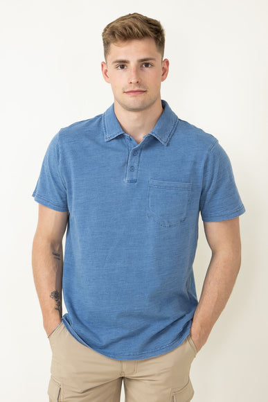 Thread & Supply William Polo Shirt for Men in Denim