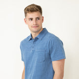 Thread & Supply William Polo Shirt for Men in Denim