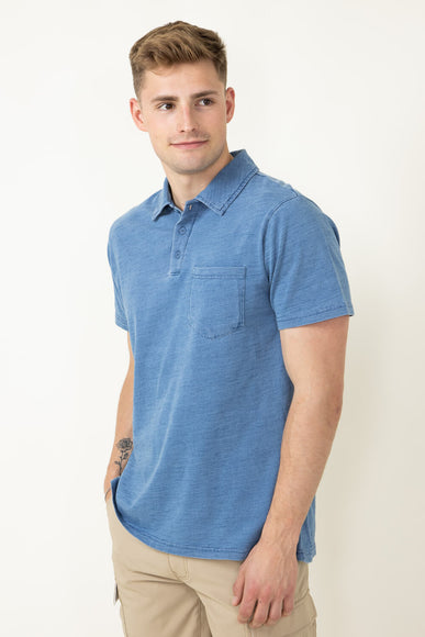 Thread & Supply William Polo Shirt for Men in Denim